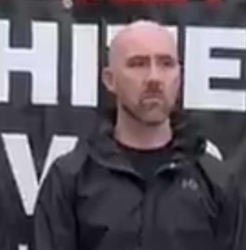 Dplanet's tweet photo. Who is this shameless racist Nazi white supremacist? Imagine him fixing your car or serving you food. Disgusting. https://t.co/FKmwwRhdD3