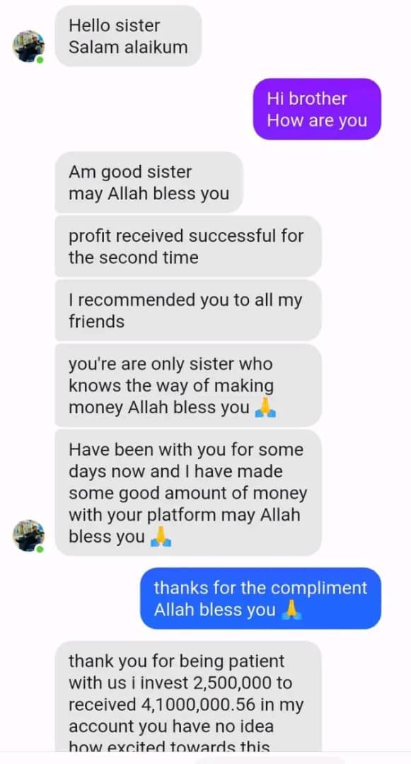 AishaSalmasfgm's tweet photo. #Alhamdulillah
#Congratulations brother on your #Successful withdrawal 🎉 
#Ask Me How To Start With The #Minimum Amount 📈📊📉📥

Trust the process and join my platform and earn better profit Ask Me How?? https://t.co/GdnhVTBcMC