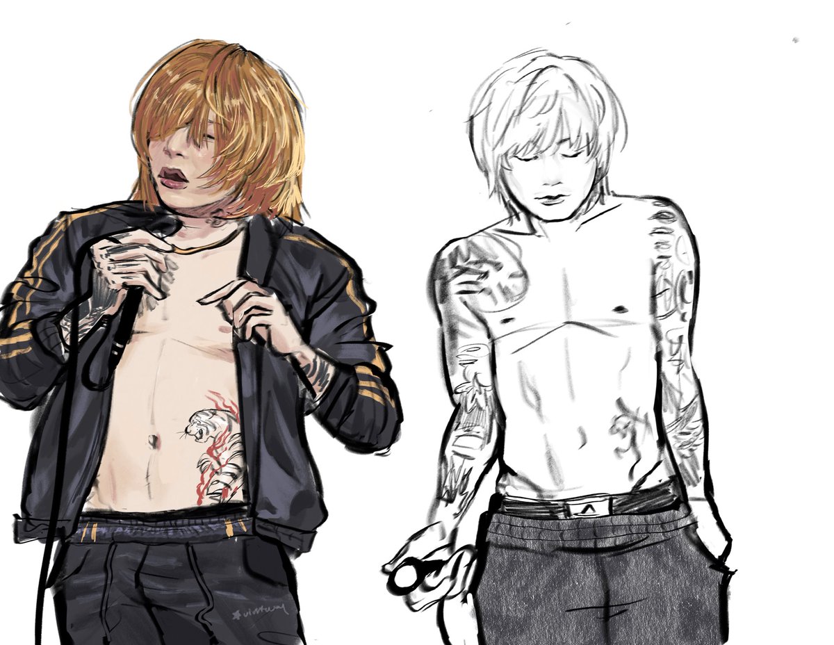 VULG4R1SM's tweet photo. kyo i drew a few weeks ago^_^ #京 #direngrey https://t.co/PcRBlc6RMP