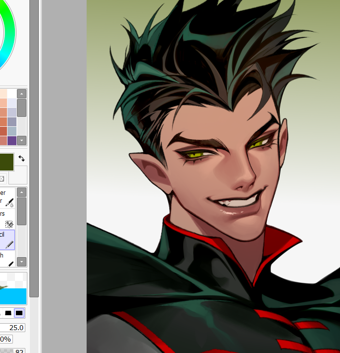 T0M0pann's tweet photo. tweaked damian's face a bit cuz it felt off https://t.co/iaCsjU8TKk