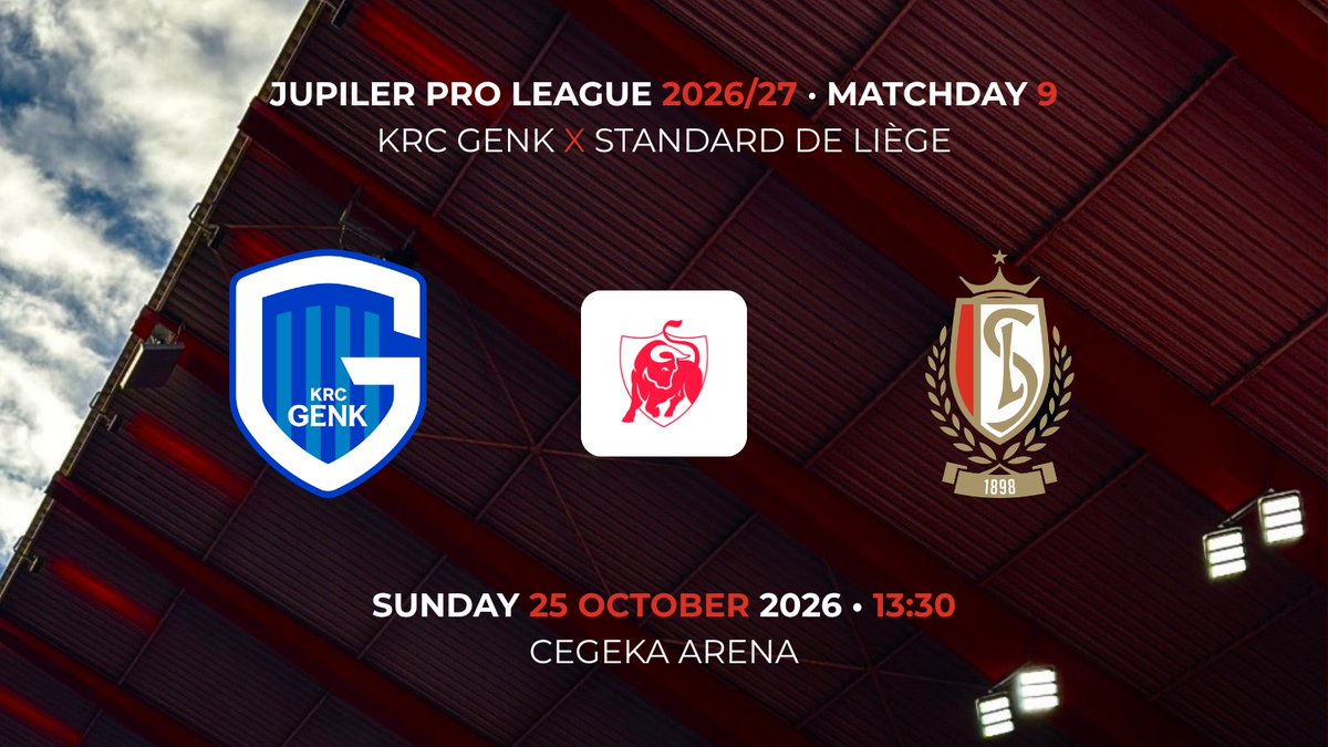 ACDStandard's tweet photo. 🔴⚪️ NEXT MATCH ⚪️🔴

🫡 Déplacement important ce week-end dans le Limbourg. 

🫡 Belangrijke uitwedstrijd dit weekend in Limburg. 

#JPL | #GNKSTA | #RSCL | #COYR https://t.co/nWnERKk5uS
