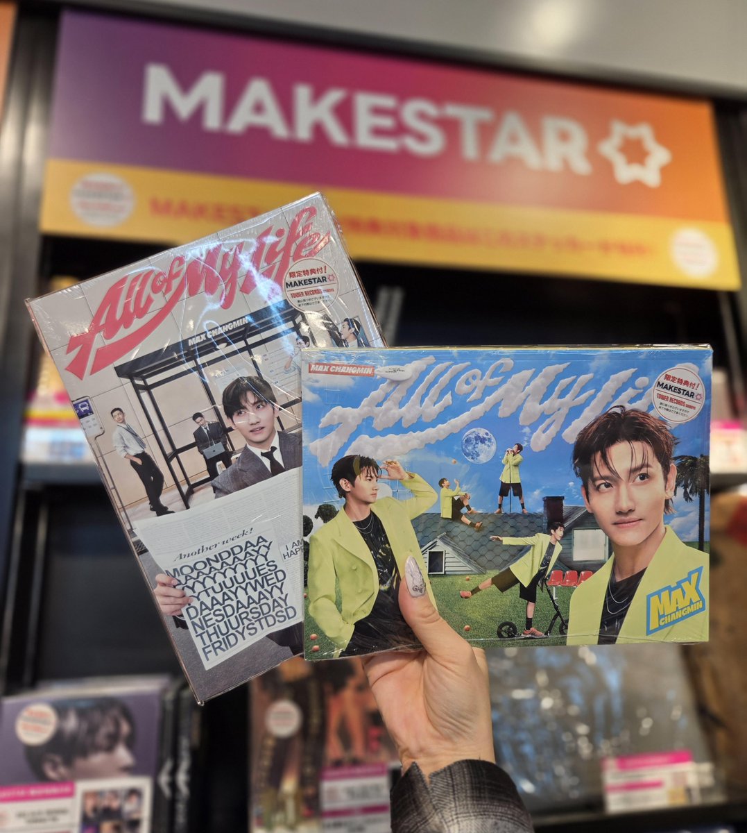 TOWER_Shibuya's tweet photo. 【#タワ渋MAKESTAR】

Changmin (東方神起)
📰3rd Mini Album “All Of My Life”☁
〈Photobook Ver.〉MAKESTAR特典付き
入荷いたしました✨
5Fで販売中です！

⭐特典⭐
未公開セルフィーフォトカード

チャンミンの力強さと繊細さが表現された一枚🎶
ぜひ手に取ってみてください！
皆さまのご来店お待ちしております🫶

※取り置き不可

@TVXQ
@MAKESTAR_JAPAN

#MAXCHANGMIN