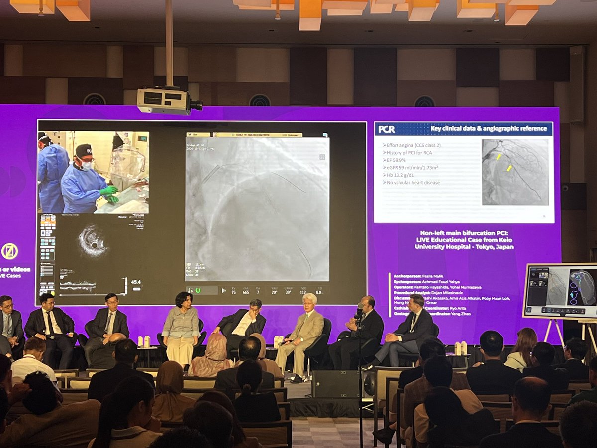 aadil_wasil's tweet photo. Live case from Keio University Japan…
Experience and knowledge gained by seeing the crucial decisions taken by experts while performing cases live, which determine the outcome, is difficult without such live cases…
#AICTAsiaPCR 2026
@PCRonline @Ditongaje @IndahSP_MD @jeremyquah88 @inghaanMD