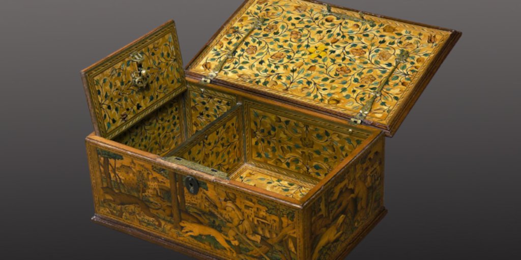 Lineamadrid's tweet photo. Arcas, arquetas, baúles, cofres y estuches históricos procedentes de diversos palacios, monasterios y conventos reales... 🥡
«El arte de guardar. Colecciones reveladas» en la Galería de las Colecciones Reales (@PatrimNacional) 👉 https://t.co/Ng37KHQzKb
#Historia #Cultura