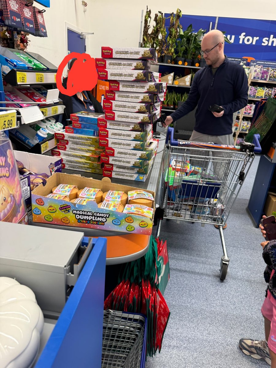 RyanLeePW's tweet photo. If you're wondering why there's never anything in B&amp;M...
Merry hill are absolute jokers.
@pokemondealsuk https://t.co/dr352RpBci