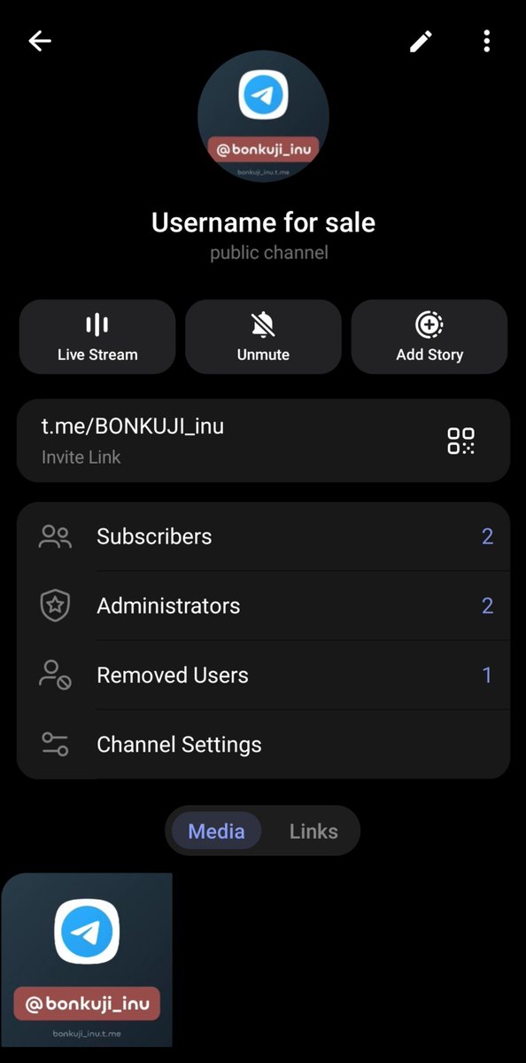 locusberserk's tweet photo. @zoogieNFT @BONKUJI_inu Bonkuji and @BONKUJI_inu telegram username is for sale you can find it on the official telegram username marketplace fragment if u want to build telegram miniapp for bonkuji💎💎💎 https://t.co/GKsCMFCUFy