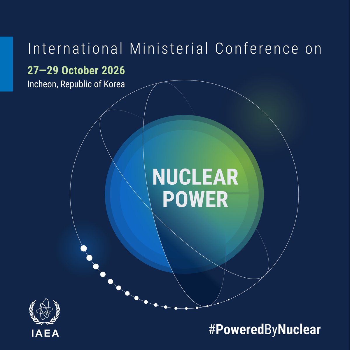 iaeaorg's tweet photo. As the global interest in nuclear energy continues to grow, the IAEA Nuclear Power Ministerial “In Focus” sessions will explore some of the trends, opportunities and innovation shaping the nuclear sector today.

The In Focus sessions will spotlight:

🔵Empowering the future workforce: exploring how young professionals and future leaders can help shape the future of nuclear energy

🔵Nuclear energy’s new era: examining the role of digital innovation and advanced nuclear technologies in enhancing the safety, efficiency and versatility of nuclear energy

🔵Stakeholder and public confidence: exploring the importance of building and maintaining public confidence throughout the development and operation of nuclear power programmes

🔵Financing for the future: exploring new approaches to financing nuclear power expansion in both developed and developing countries

🔵AI in action: examining the growing relationship between nuclear energy and the digital economy

Alongside national statements and expert panel discussions, the In Focus sessions will create space for in-depth exchanges on the issues that will help shape the next chapter of nuclear energy.

See the full programme here: https://t.co/0ZXAHqgse1