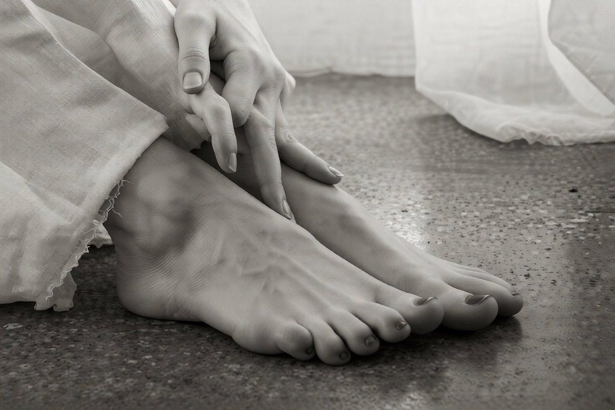 femalefeetluv's tweet photo. Alison Thornton feet (AI upscale) https://t.co/Jt4HOHpzmp