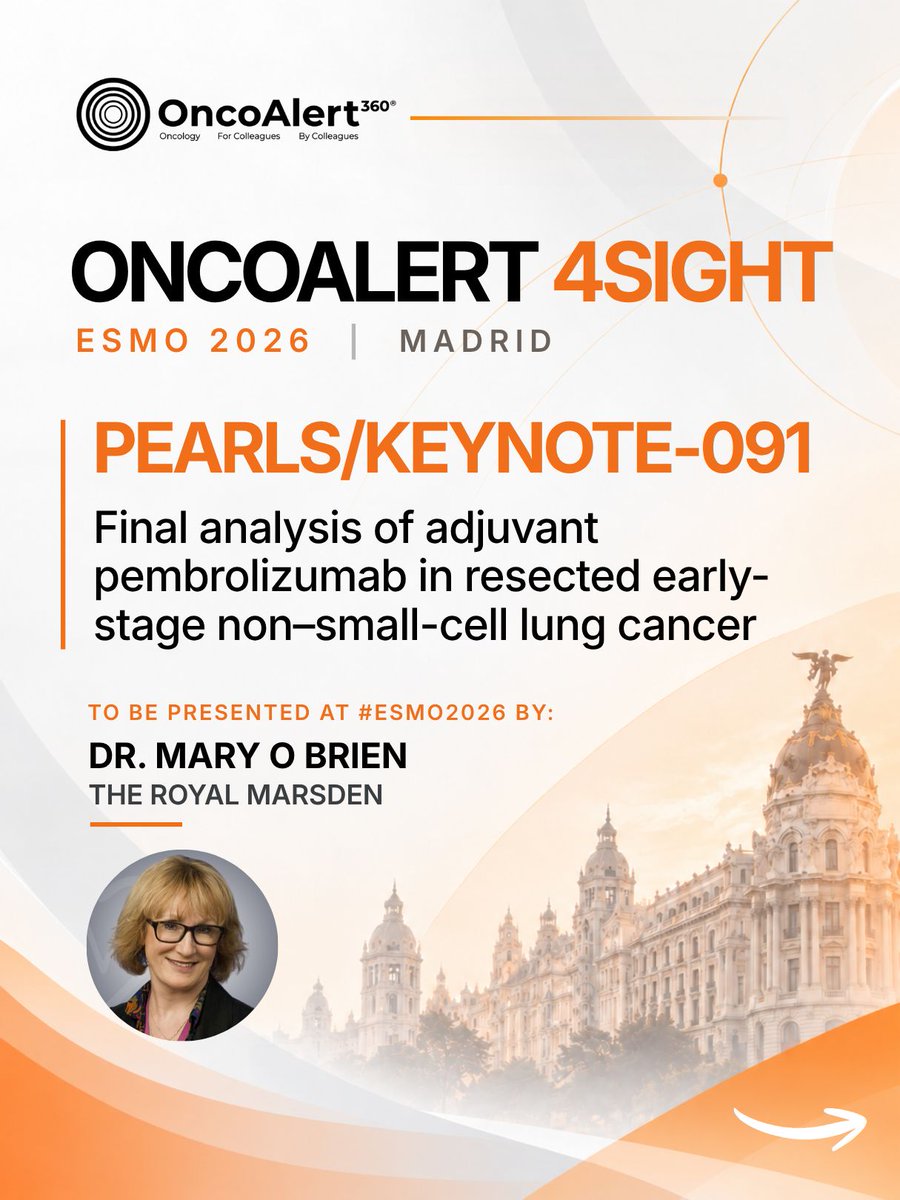 OncoAlert ESMO 2026 slide: Background (1 of 4)