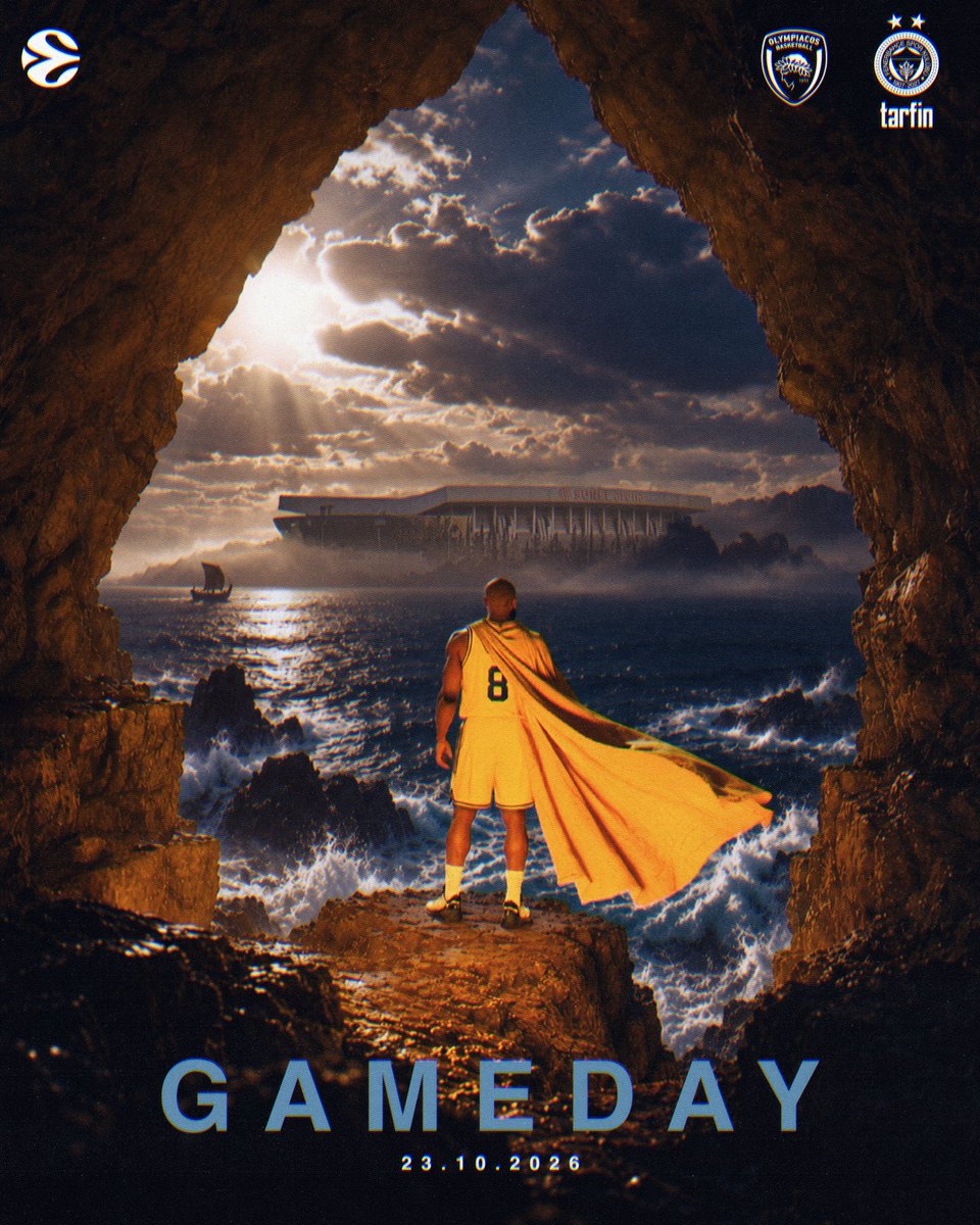 FBBasketbol's tweet photo. 🏀 Maç günü!  

🏆 EuroLeague 7. hafta 
🆚 Olympiacos
🕗 21.15
📍 Sunel Arena
📺 @ssporttr
📱 #YellowLegacy https://t.co/ykqxJosIVl
