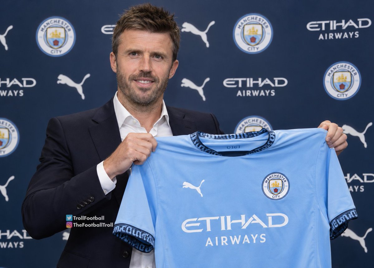 TrollFootball's tweet photo. BREAKING: The Premier League has announced the punishment for Man City.

Michael Carrick will be their new manager. https://t.co/SwYNZo2j8i