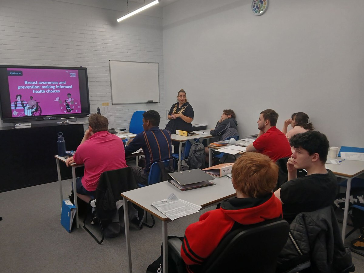 Forward2Employ's tweet photo. Forward2Employment is supporting Wear it Pink Day! 

Our Supported Interns and staff wore pink donated to support the cause. We also held a breast cancer awareness session to help interns learn more about this important to topic.

#WearItPink @BreastCancerNow https://t.co/K56sP3QN8H