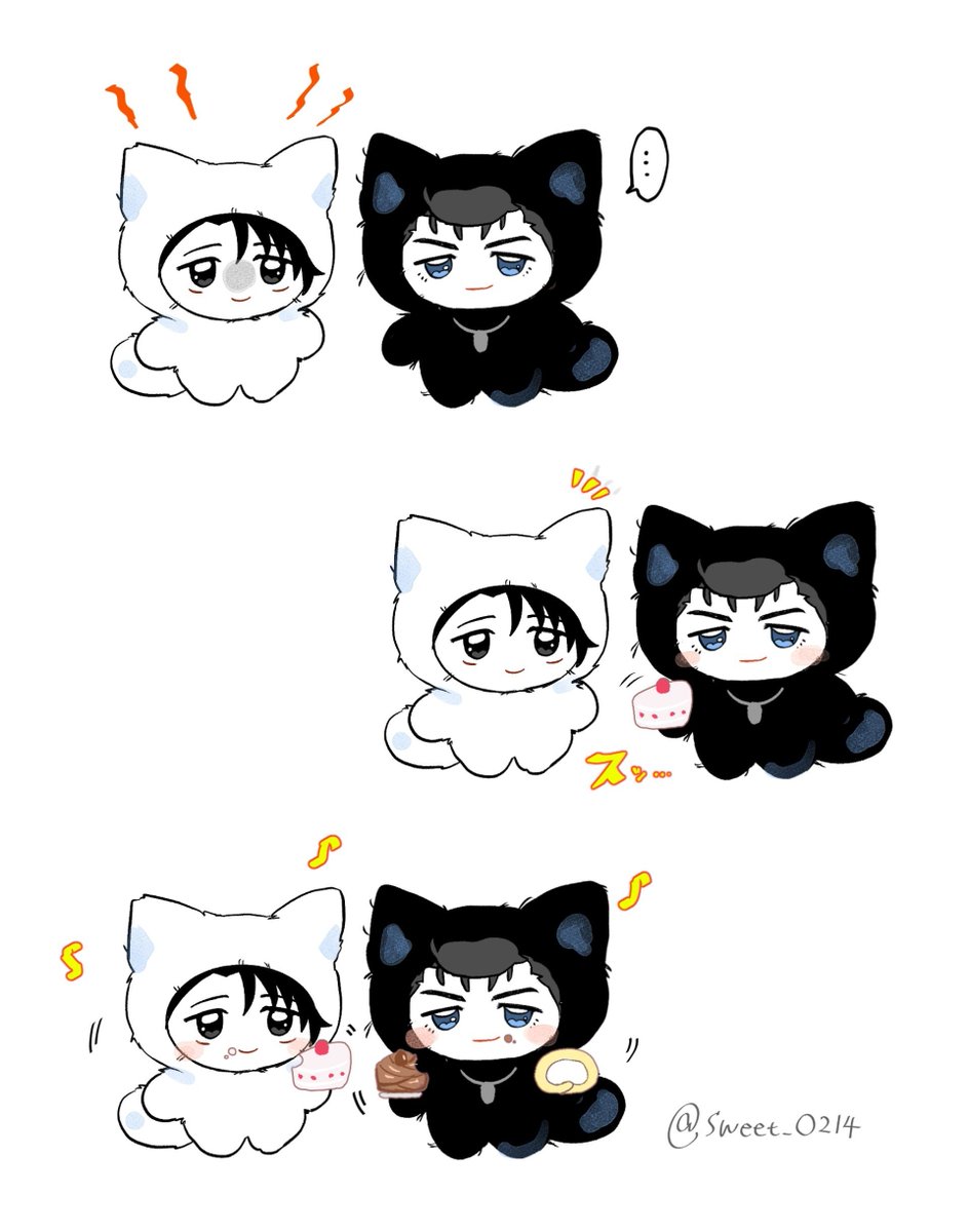 sweet_O214's tweet photo. ちみけもイシゴォリありがとう🐈‍⬛♡(若干乙石) https://t.co/kb8WXb9YtB