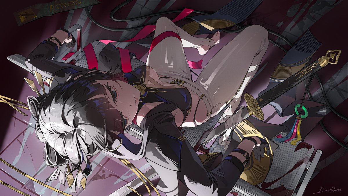 demiraito's tweet photo. Happy 1st anniversary of Chaos Zero Nightmare! 🎉

#ChaosZeroNightmare #CZN #Rossweisse #NightmareCarnival https://t.co/iohBoyOSob