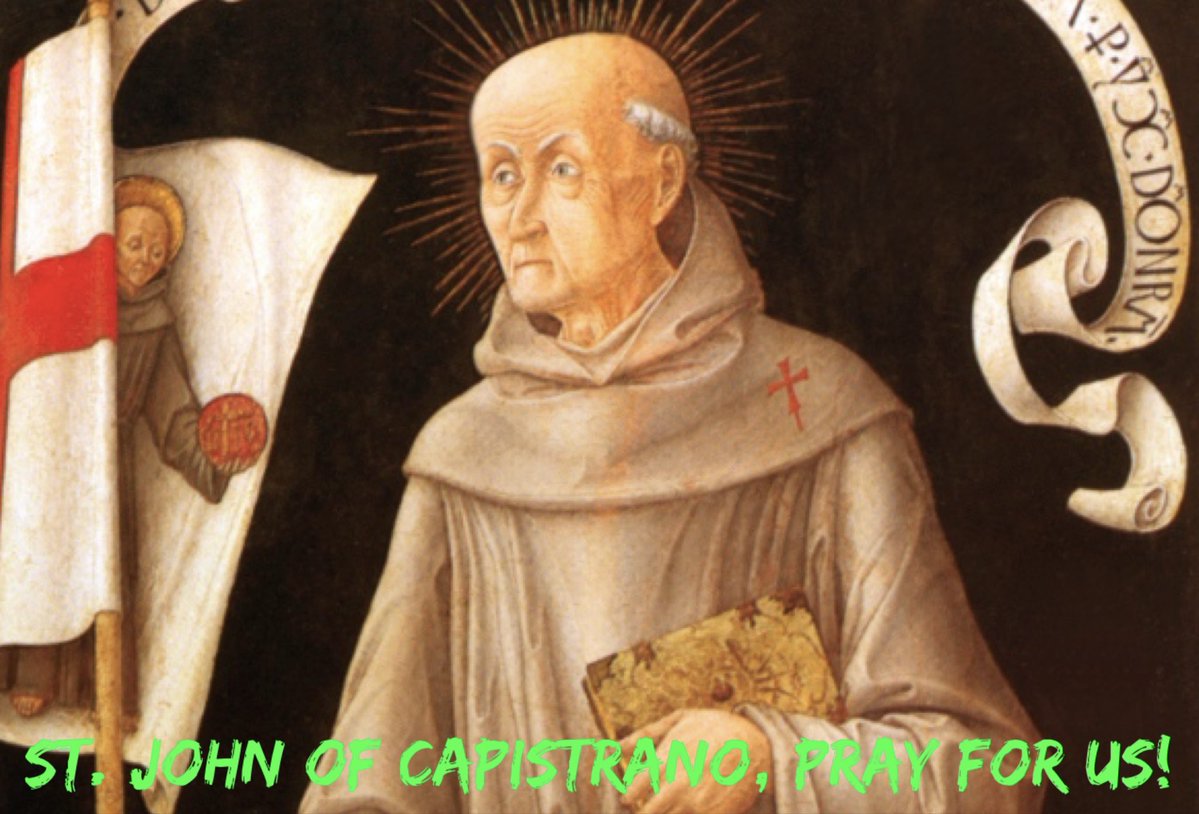RevFICO's tweet photo. Remove from your lives the filth and uncleanness of vice. Your upright lives must make you the salt of the earth for yourselves and for the rest of humankind - St. John of Capistrano
#JesusChrist #HolySpirit #fypシ゚ #reelsviralシ #RevFICO @followers @highlights https://t.co/hQQJFoi5hM