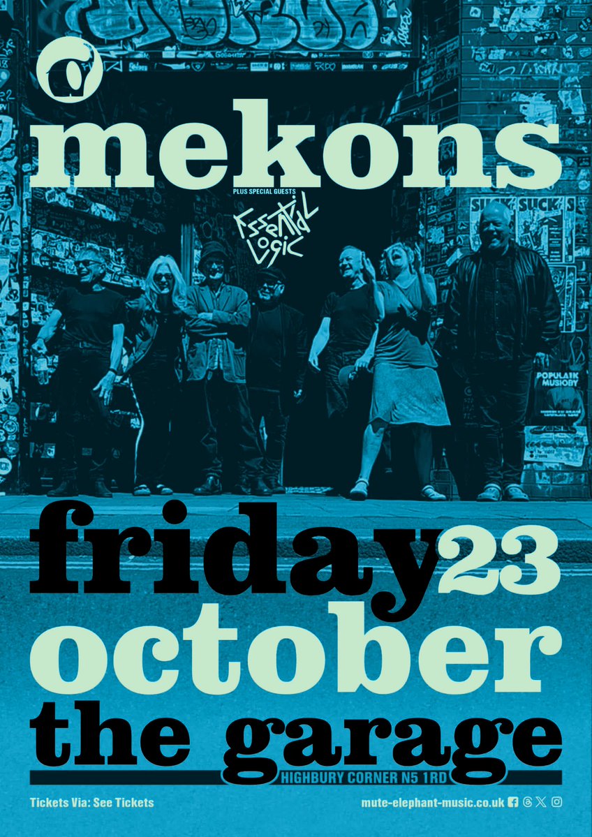 logic_essential's tweet photo. Tonight!
.
Mekons + Essential Logic 💚🎷
. 
@TheGarageHQ 
.
Last remaining 🎟️: https://t.co/1zOT5W2F4Q
.
#themekons #essentiallogic #whatsonlondon #postpunk #gig #tonight #loralogic https://t.co/mLNAHU5LIM