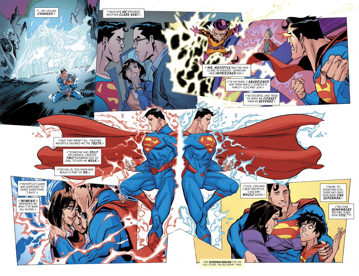 EdgeyStyle's tweet photo. @QinShiH99369493 @Zeostorm2017 Yeah dc decided to do that during infinite frontier (and the dark knight crisis or something /and doomsday clock especially for superman/) because fans were very confused between new 52 rebirth and what was actually canon in pre/post flashpoint https://t.co/EfiCBrzHzI