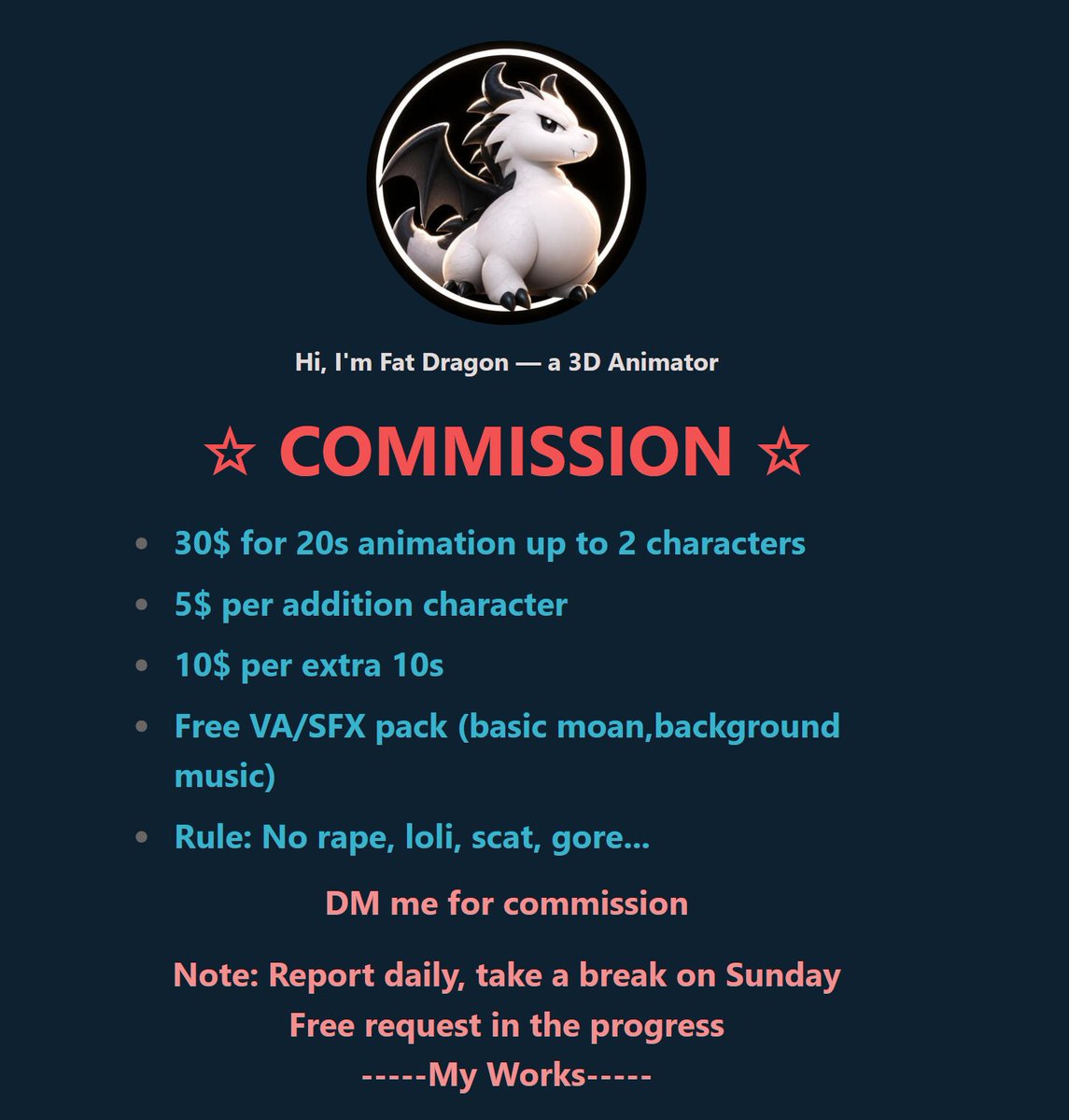 Kato3Dx's tweet photo. Hi all, I'm opening for commission, DM me if you interest, thank you 😁 https://t.co/5cQCTkN7ol