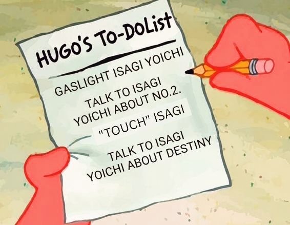 ArieslovesIsagi's tweet photo. Hugo really spent the entire match just going after Isagi 😭
Isagi is strong asf I would have filled a restraining order https://t.co/hJjnvdixRc