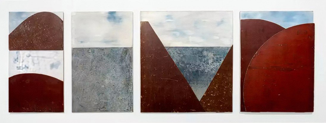 Robsuite's tweet photo. It's more than GOLD 💛 Sneak Peak
🌧️ OPENING WEEKEND 

Rosalie Gascoigne (1917–1999)
Retrospective Exhibition 

Australian Art
National Gallery of Australia, Canberra

#AustralianArt #CBRart #contemporaryart #Canberra https://t.co/2XPHi6XhUJ