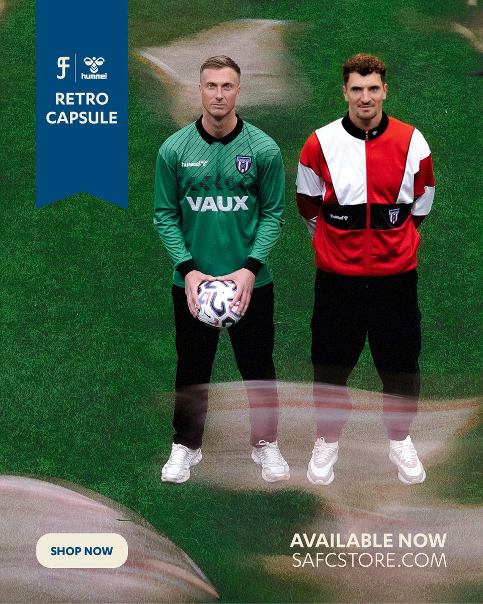SunderlandAFC's tweet photo. Reintroducing two classic pieces from the late ‘80s and early ‘90s 🔥

🛍️ https://t.co/1kONTqB75A https://t.co/9QElpXDC2S
