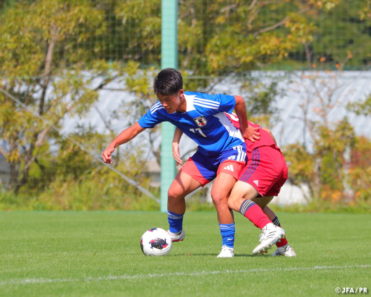 jfa_samuraiblue's tweet photo. 🔹U-17日本代表候補🔹

U-17日本代表候補は、10月20日(火)～22日(木)に福島県・J-ヴィレッジにて、国内キャンプを実施しました⚽

11月にカタールで開催される『FIFA U-17ワールドカップカタール2026』に向けた最後の活動となりました。
選手たちは3日間という限られた期間のなかでも、それぞれの持ち味を発揮し、ワールドカップのメンバー入りを目指して、最後まで熱意あふれる姿勢を見せてくれました。

FIFA U-17ワールドカップに挑むU-17日本代表へ、引き続きご声援のほどお願いします📣

メンバー・スケジュールはこちら⏬
https://t.co/RF15mJ4tYG

#U17日本代表 #サッカー日本代表