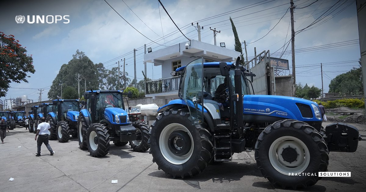 UNOPS's tweet photo. New agricultural equipment procured by @UNOPS_HoA for @InstituteEiar is helping strengthen agricultural research capacity, boost agricultural productivity &amp; make food systems more resilient in Ethiopia 🌾

https://t.co/5WUxTN2twL https://t.co/N73l2SLFqk