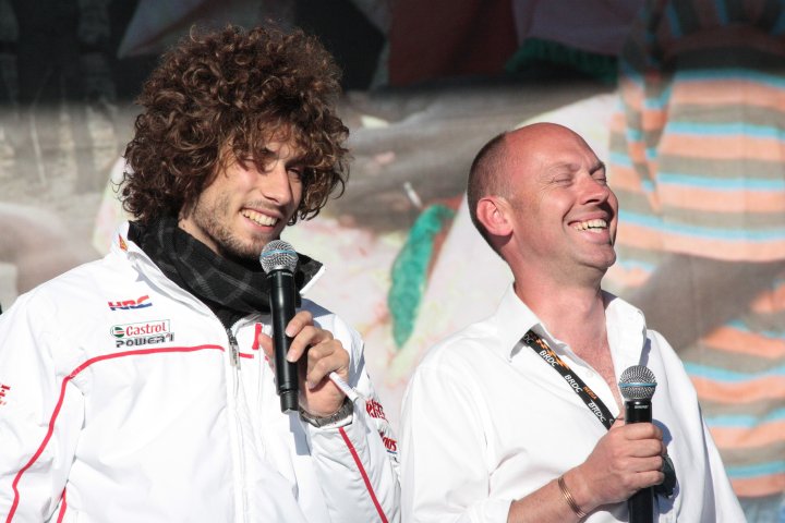 TobyMoody's tweet photo. "Hey, Marco. How are you doing? How are the races up there going?"

"Ehhhh Ciao Tobbbi. I amm many rrraces winner but I miss evverrrryboddy."

"Marco, we miss you too. We miss you too..." https://t.co/JPmkIQERie