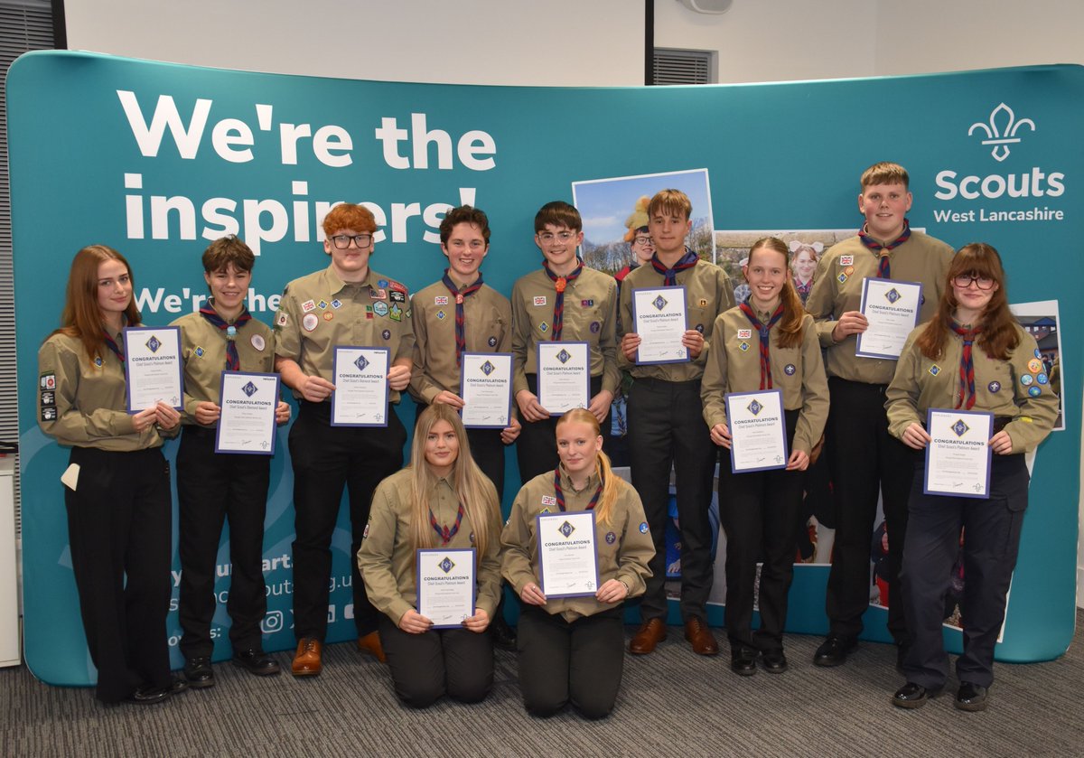 PrestonScouts's tweet photo. #Congratulations to the Explorers from Preston, who received  their Chief Scouts Diamond, Platinum &amp; Young Leader belts recently at a ceremony in Preston🎉 https://t.co/axo2dq96M4