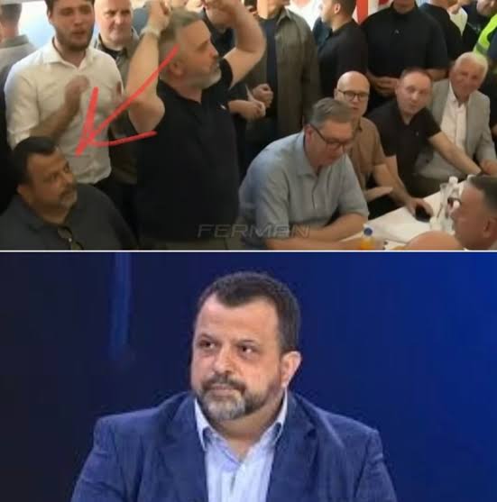 SasaRadulovich's tweet photo. Ово на слици је први човек ИПСОС-а у Србији. Овај што седи у СНС шатору и на СНС свадби. На сајту ИПСОС-а пише да је ово најновије "истраживање" наручио СНС.

Цела кампања СНС зла се своди на то да вас уплаши, да помислите да су јаки, да помислите да им ни велика излазност на може ништа, и да одустанете. То је све.

Ово што је направио ИПСОС није истраживање, већ очајнички пропагандни потез СНС-а да скрене људима пажњу са величанственог скупа на Славији.

За пар сати ћу показати које податке ИПСОС објављује када стварно ради истраживање и како су фризирали ово да не испадне баш на први поглед да је смишљена обмана гласача (јер то би било кривично дело и за то би се ишло у затвор после избора када дође нова власт). Такође, ово "истраживање" даје покриће и кладионицама да могу да се ваде зашто су дале онакве квоте, јер и то је покушај обмане бирача.

Најважније за све је: СНС зло мора да оде. То могу само Студенти. Сваки глас за било кога осим за Студенате је бачен глас из глупости или личне користи или личне сујете, свеједно.

СНС зло пада сигурно без икаквих немира на улицама ако буде велика излазност. За то СНС зло нема никакав одговор. Зато одмах ујутро на биралишта. Да буду велике гужве. Да покажемо СНС злу чија је Србија.

https://t.co/eGjFjmUNk2