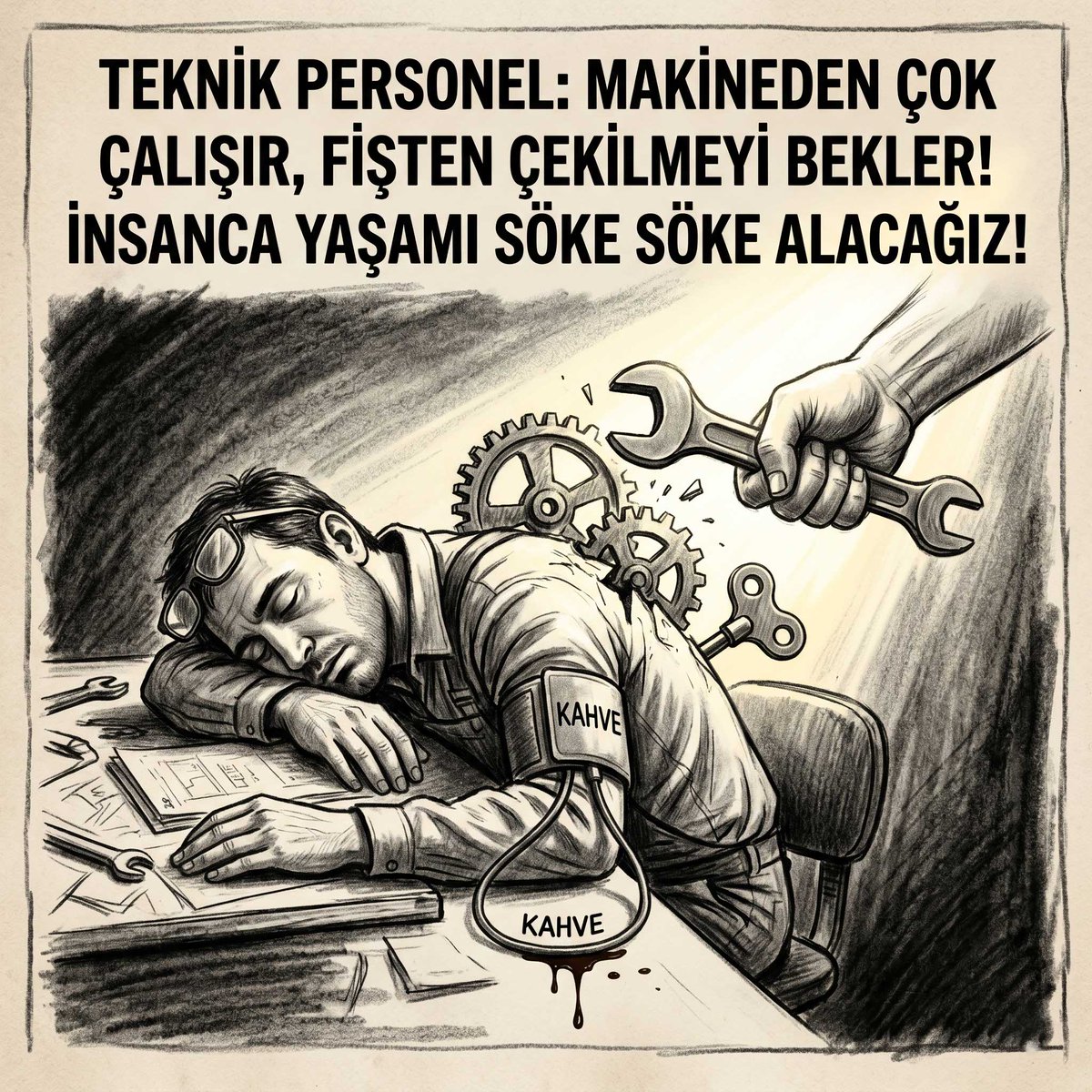 Samil_Tur's tweet photo. Gece gündz sahadayız, yollar kopruler yapiyoruz ama ay sonnu gelmiyor bi türlü. Emegimizin degeri bumu? https://t.co/ispEhLwEuC
