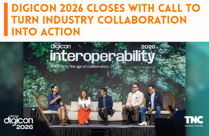 tnc_now's tweet photo. DigiCon 2026 wrapped up its two-day conference with a call for industries to turn ideas into meaningful action and build stronger partnerships for the future of the Philippine digital economy.

Read more: https://t.co/o8RImm4pZ0

#DigiCon2026 #Interoperability #onTNC #TNCNow https://t.co/Jeo9hKGMmJ