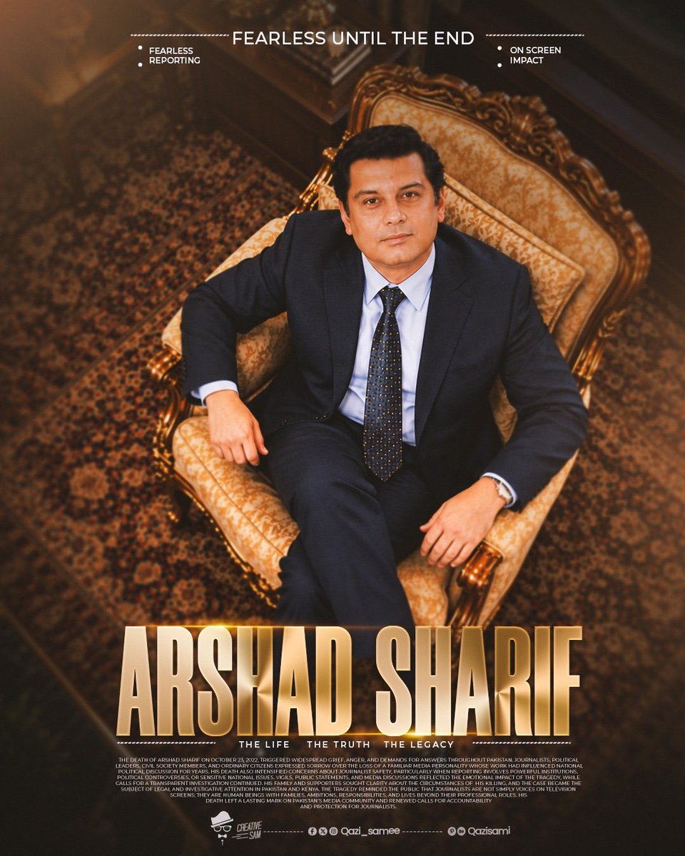 adeelraja's tweet photo. Arshad Sharif Shaheed https://t.co/0sk5YQpWbt