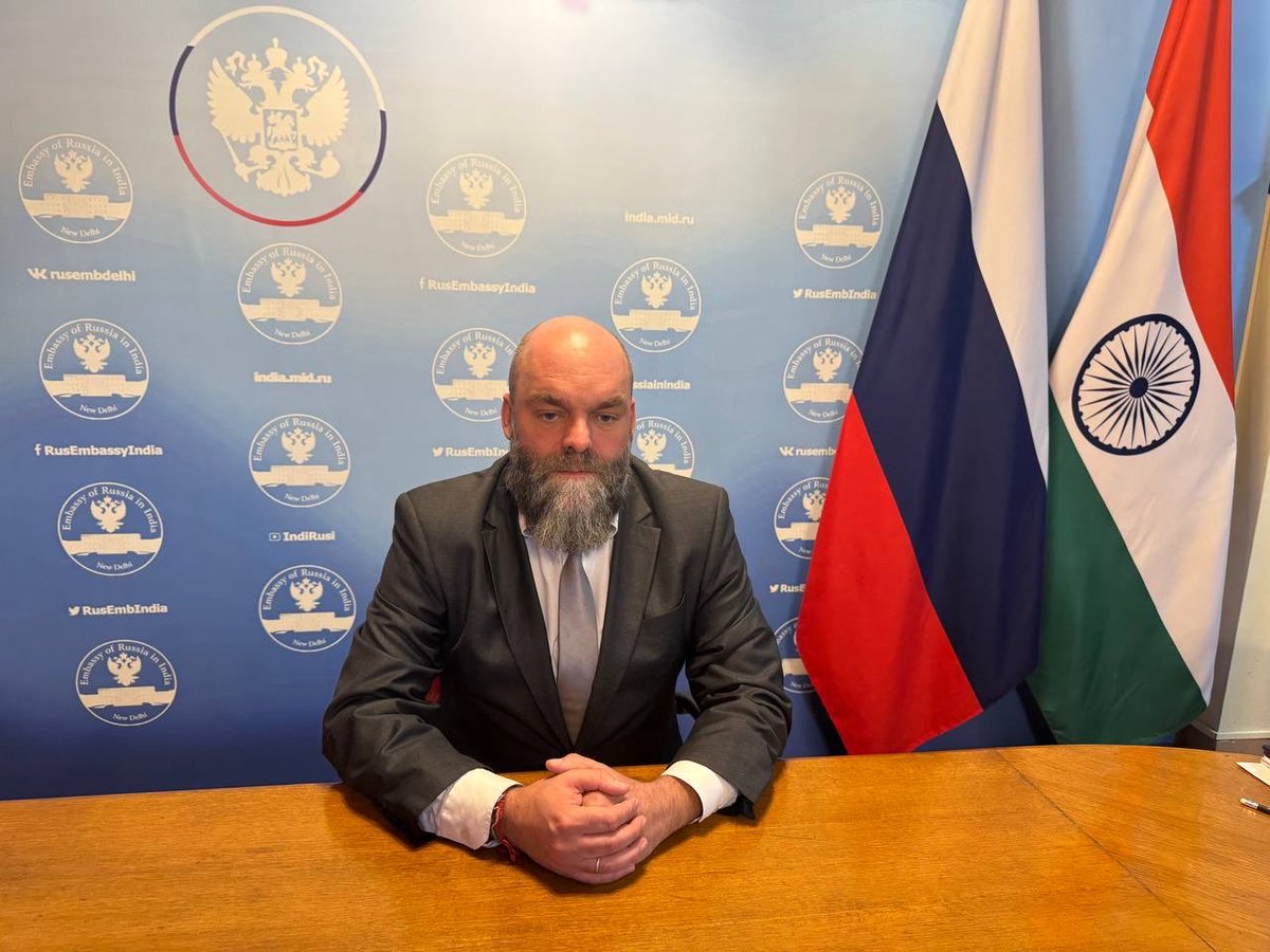 RusEmbIndia's tweet photo. 🇷🇺 On October 22, diplomats of the Russian Embassy in #India took part in the VI international teleconference entitled “Zaporozhye Region: The Escalation of the Terrorist War waged by the Armed Forces of #Ukraine”.

👉 https://t.co/JuqfMR5C05

#Zaporozhye
#UkraineCrises https://t.co/qVeDd0we0k