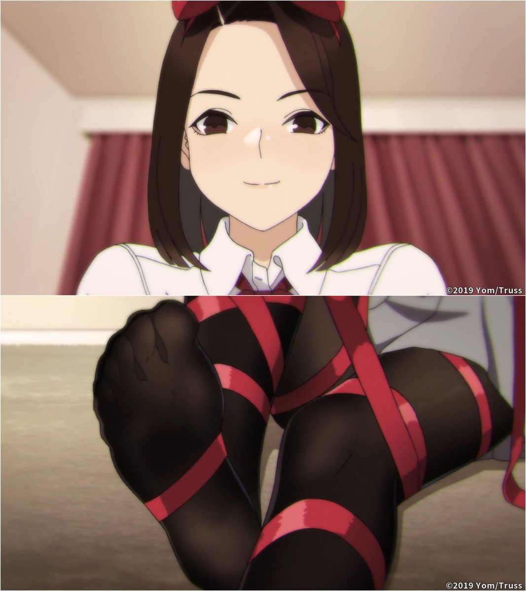 animeloverOV's tweet photo. Ren brings over a plushie return gift for Yua's Valentine's chocolate. Left alone in Yua's room while tea is being poured, mischievous thoughts take over... 🧸👀

Title: Miru Tights
https://t.co/u0dqG1xvQY
©2019 Yom/Truss https://t.co/yVPkhRifJY