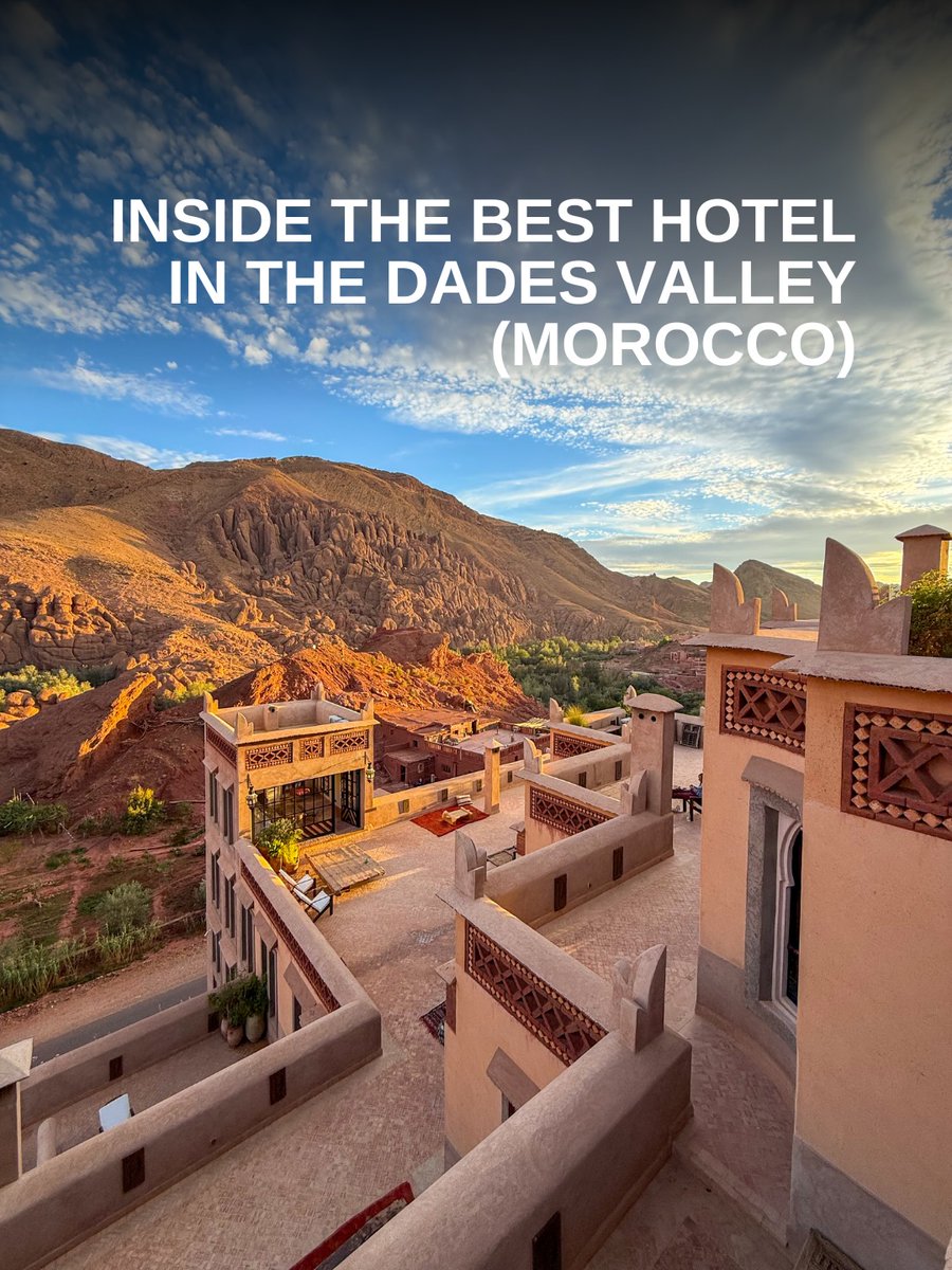 robertozurdo's tweet photo. Still thinking about Eden Boutique Hotel in Morocco’s Dades Valley. My favorite stay in the country: modern architecture carved into the mountains, thoughtful design, lush gardens, and unforgettable locally sourced meals. https://t.co/rDyujrqlzg