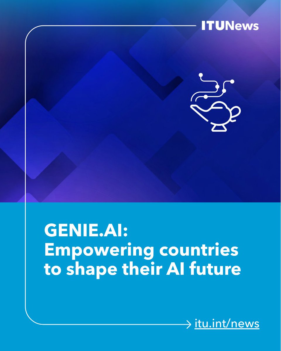 ITU's tweet photo. AI is already one of the most transformative technologies of our time – but can it also transform the field of human social &amp; economic development?
@ITUBDTDirector explores how developing countries can translate AI's potential into practical solutions.
https://t.co/9nkvCP6qm6 https://t.co/JdaS5B8vk3
