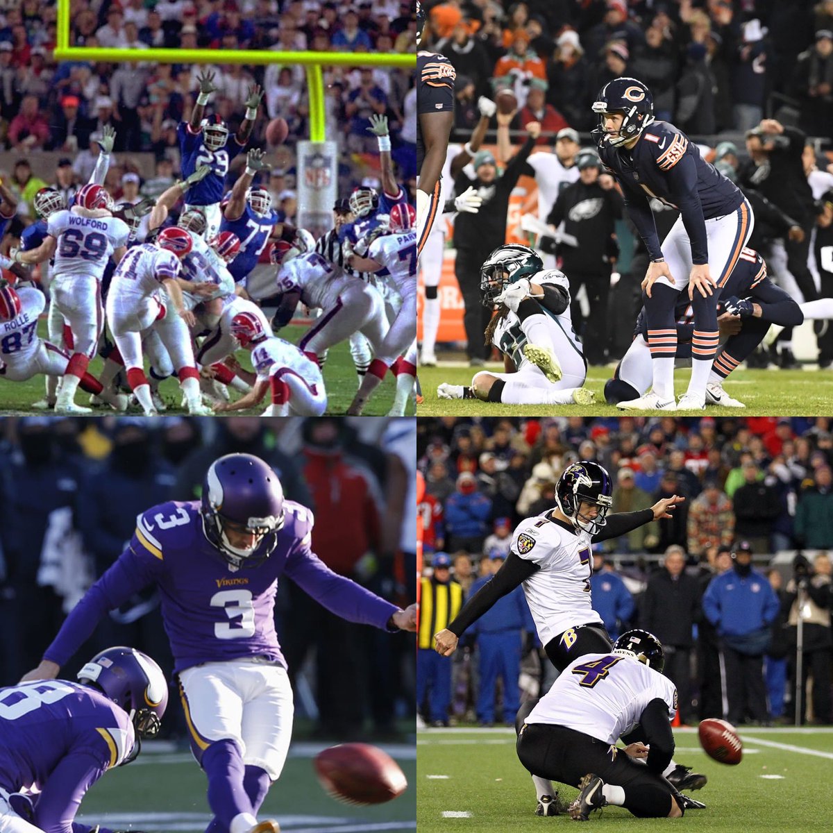 dferrel15's tweet photo. Which game winning kick in the NFL playoffs was worse?

A) Scott Norwood
B) Cody Parkey
C) Blair Walsh
D) Billy Cundiff https://t.co/12e5weX2kN