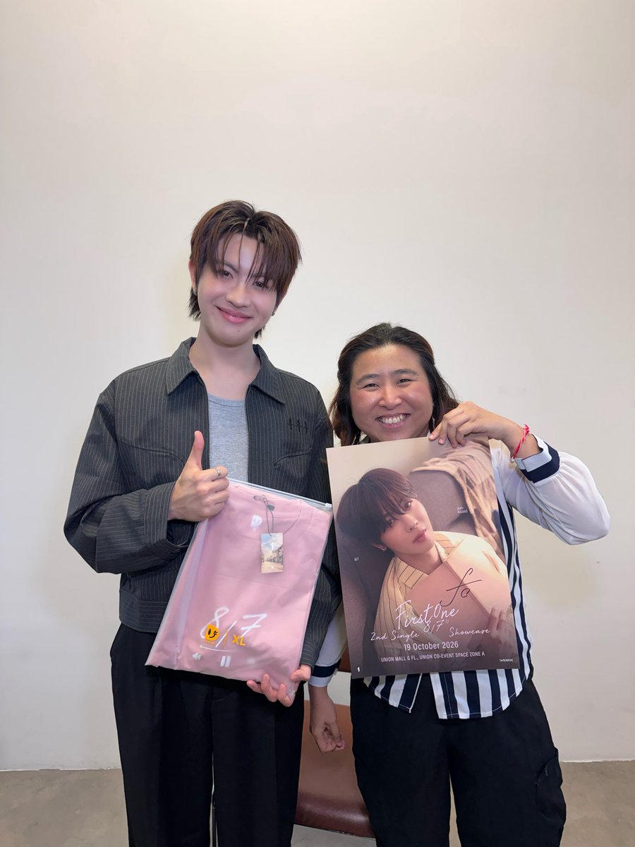 DMDMusicTH's tweet photo. FirstOne 2nd single “FirstOne - 8/7” Press Tour 2 ✨ 

ขอขอบคุณ @NewsBunterng และ @KhaosodOnline ที่ให้เกียรติ “เฟิร์สวัน” @firstone_wnk ได้มาพูดคุยและโปรโมทเพลง “8/7” ในวันนี้นะคะ 🫶🏻

FO 2ND SINGLE PRESS R2
#8per7PressTour2

#8per7ByFirstOne
#FirstOne2ndSingle
#FirstOne #DMDMUSIC