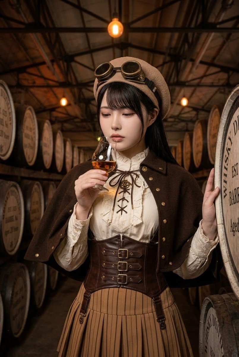 REI_AImodel's tweet photo. 静寂なウイスキーの熟成庫のなかで、こっそり一杯。写真とはまた違う、動いている空気感も楽しんでもらえたら嬉しいな。
#AI美女 #AI動画 https://t.co/bw8yb9aSAy