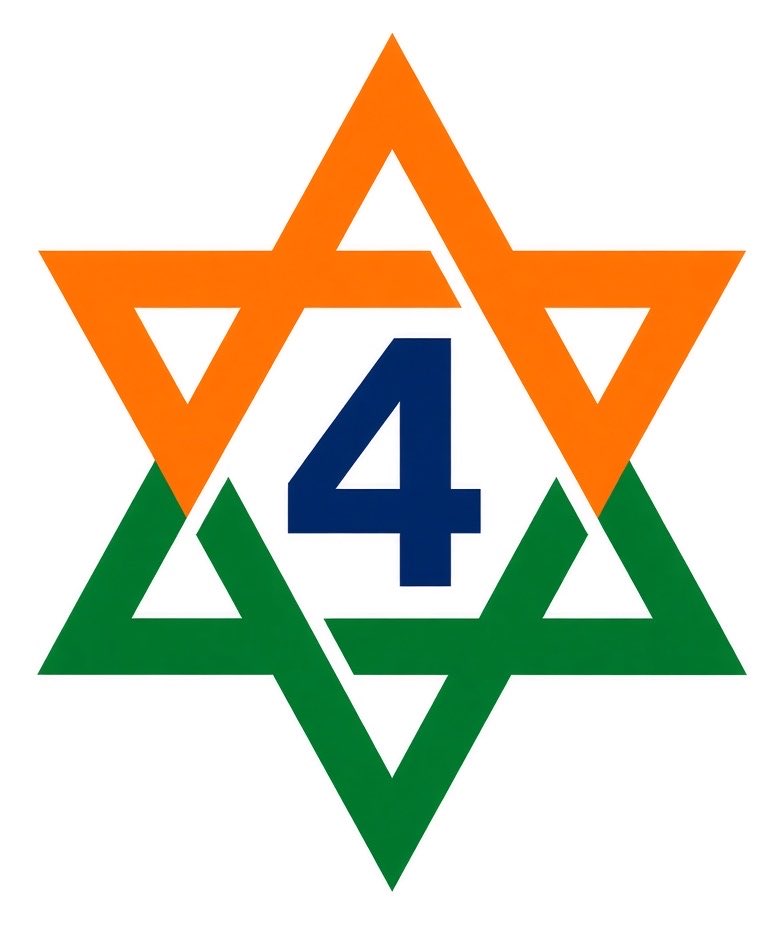 WogStalker's tweet photo. The burgeoning Judeo-Hindu Alliance needs a symbol. A Saar of David, if you will. https://t.co/k6q92ZIcxx