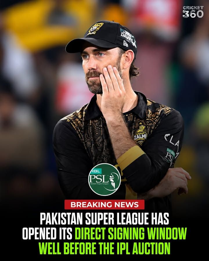 RealCrickets360's tweet photo. 🚨 PSL OPENS DIRECT SIGNING WINDOW AHEAD OF IPL AUCTION! 🏏
The Pakistan Super League has opened its direct signing window well before the IPL auction, giving franchises an early opportunity to secure players.
#PSL2027 #PSL12 #HBLPSL #IPL2027 #CricketNews https://t.co/zpVnqyBQwE