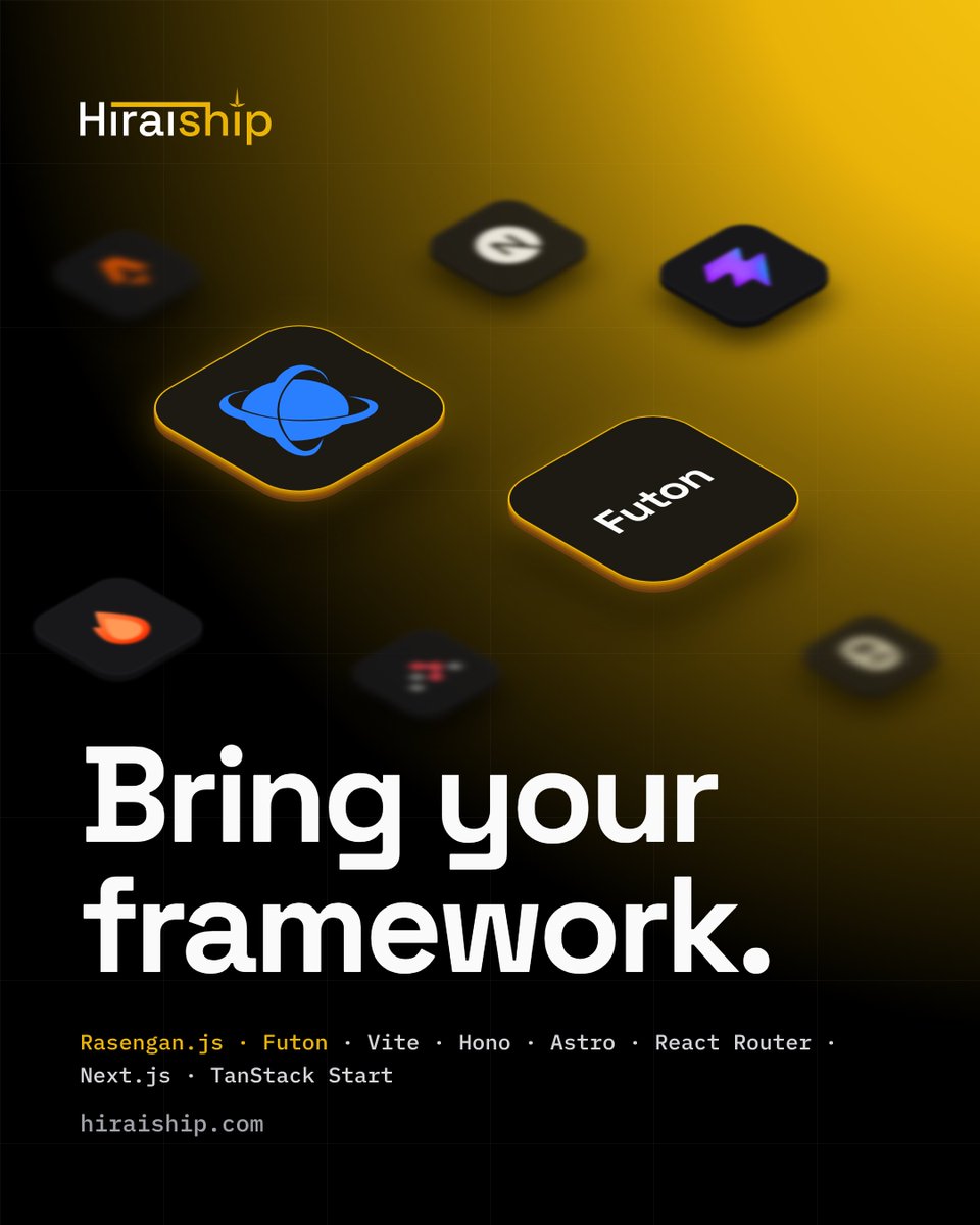 DilaneKombou's tweet photo. What framework do you build with? Doesn’t matter, @hiraiship handles it 👀

You can now deploy apps built with 8 different frameworks 🚀 https://t.co/foKgAEtD3v