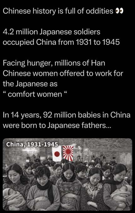 H80135's tweet photo. @ShuoLi5372 @teriminator__ this photo is AI. but let me show you real things. whore chinese women are getting fucked by japanese and making 100M bastards, your whore chinese women knows who is a bigger man. just like how your anatolian bros. you have one thing in common, get your women fucked by Turks😂😂 https://t.co/ML3WgqDzkQ