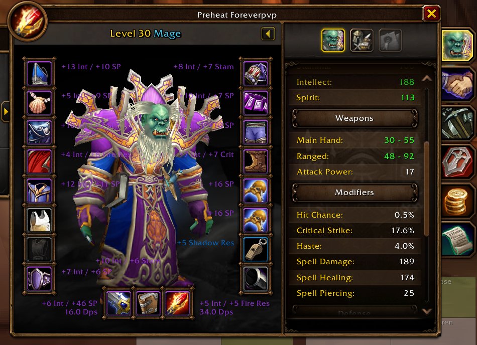 Preheatwow's tweet photo. Everyone making fun of me for paying $60 to play the WoW Forever beta is gonna feel pretty stupid when the real servers go live and I’m already level 30 with full pre-bis. Enjoy starting from level 1 lol. https://t.co/wiGt0weGm4