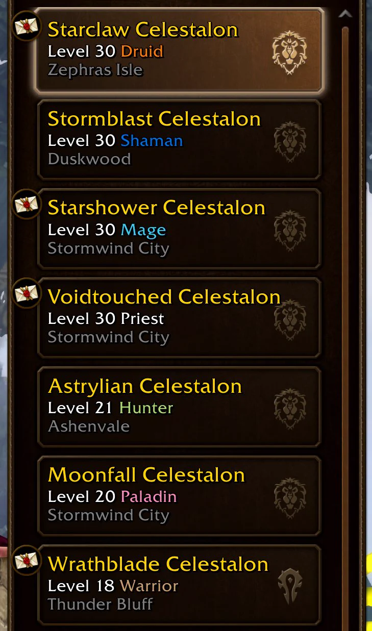 Celestalon on X: 