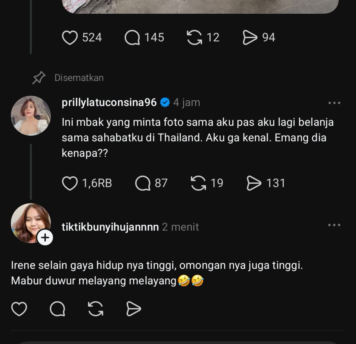 cariaeosa's tweet photo. IRENN, ADUH NGAKU-NGAKU BESTIE ARTIS LAGI, KENAL AJA NGGA 😭😭 https://t.co/rQzFsXg1uQ
