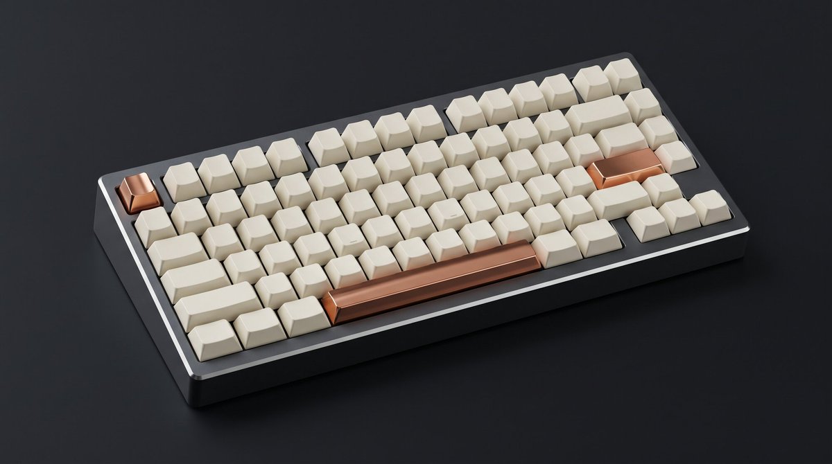 The reference keyboard used throughout the image and film workflow