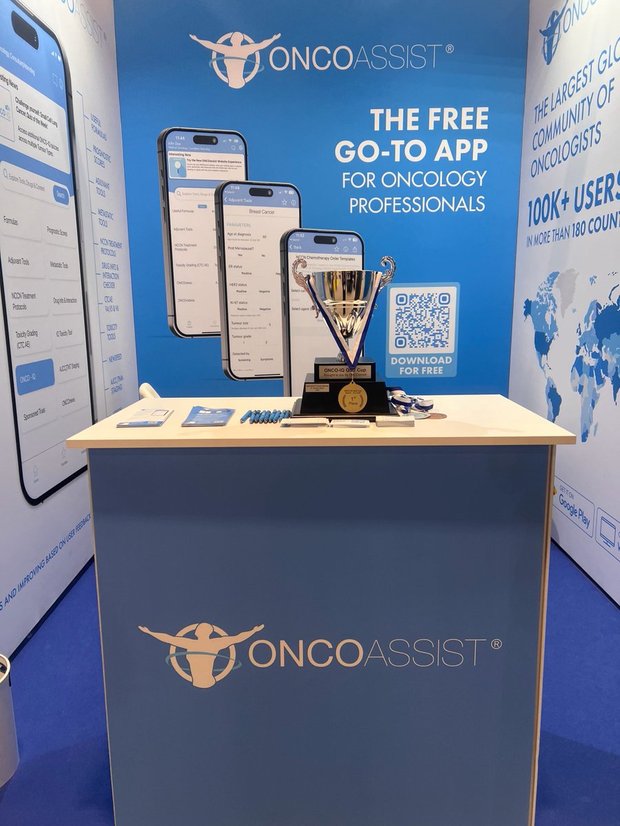 ONCOassist® | The go-to oncology app ESMO 2026 slide: 🏆 The ONCO-IQ Quiz Cup starts TOMORROW! 🧠 (3 of 3)