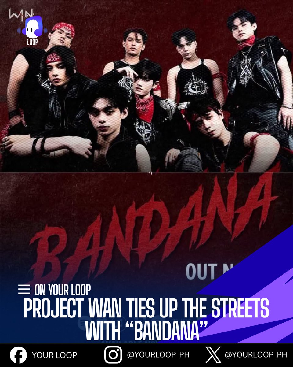 yourloop_ph's tweet photo. Still making waves months after its release, Project WAN’s “BANDANA” continues to bring street energy to the playlist 🚩 

🎧 Spotify: https://t.co/uB4TLab5JL
▶️ YouTube Music: https://t.co/vzR6sDIMdw

#BANDANA #ProjectWAN https://t.co/3mBNpagYdt